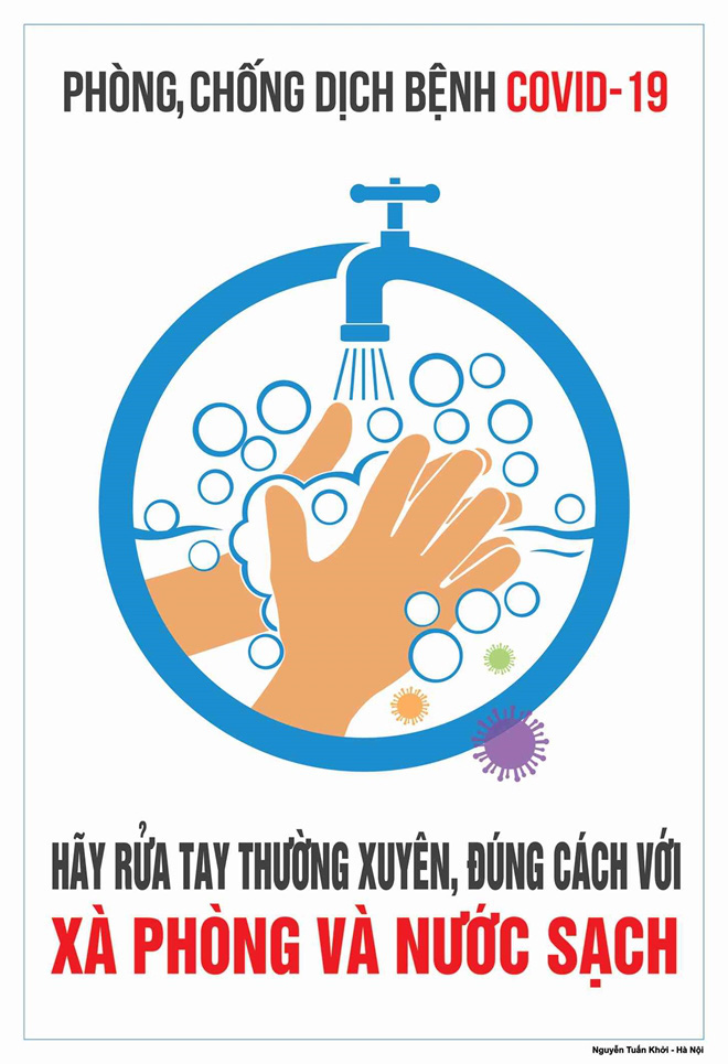 Nhiều mẫu tranh cổ động tuyên truyền phòng chống dịch bệnh do COVID-19 đã được phát hành