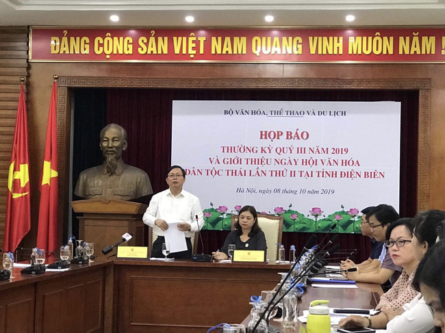 Họp báo về Ngày hội văn hóa dân tộc Thái lần thứ II năm 2019 tại Điện Biên