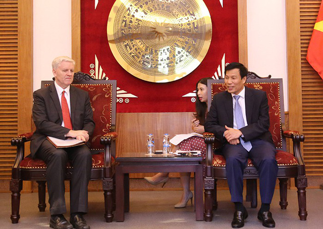 Bộ trưởng Nguyễn Ngọc Thiện tiếp Giám đốc Ngân hàng Phát triển Châu Á tại Việt Nam