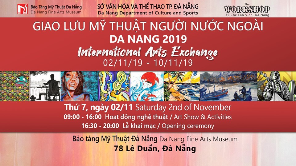 Giao lưu mỹ thuật cộng đồng người nước ngoài tại Đà Nẵng năm 2019