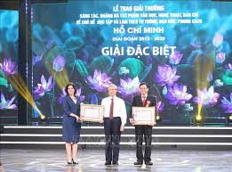 Lễ trao giải thưởng sáng tác về chủ đề “Học tập và làm theo tư tưởng, đạo đức, phong cách Hồ Chí Minh” 