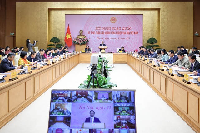 Thủ tướng chủ trì Hội nghị toàn quốc đầu tiên về phát triển các ngành công nghiệp văn hóa Việt Nam