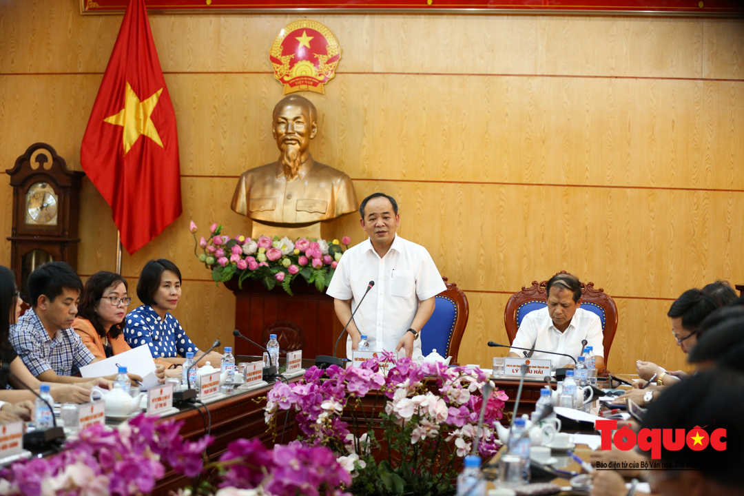 Thứ trưởng Lê Khánh Hải làm việc với lãnh đạo UBND tỉnh Bắc Kạn