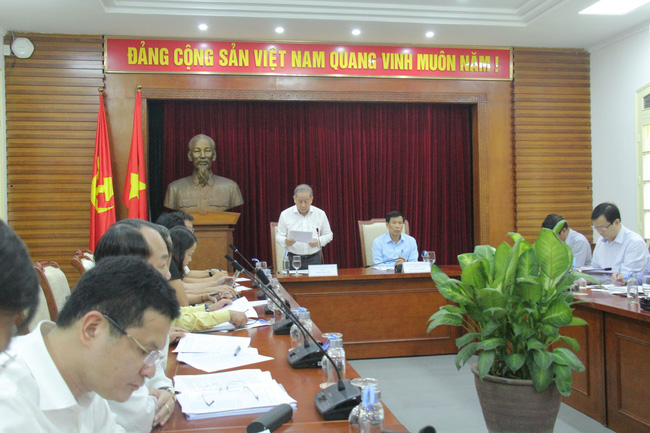 Bộ trưởng Nguyễn Ngọc Thiện làm việc với lãnh đạo tỉnh Thừa Thiên Huế