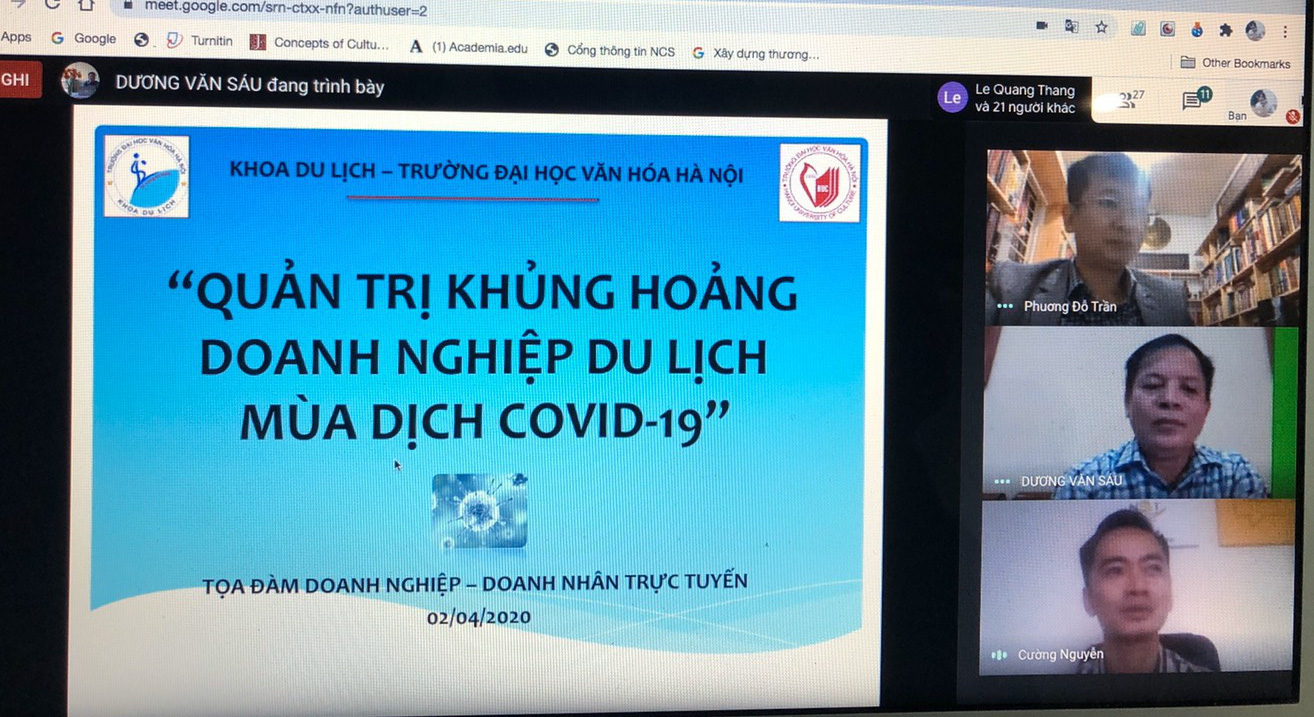 Những khó khăn đối với các trường đại học, cao đẳng ngành Văn hoá, thể thao và du lịch khi triển khai đào tạo trực tuyến trong thời kỳ dịch bệnh Covid-19