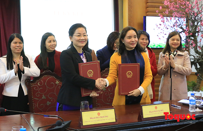 Bộ VHTTDL và Hội Liên hiệp Phụ nữ Việt Nam ký kết đẩy mạnh hợp tác giai đoạn 2018 – 2020