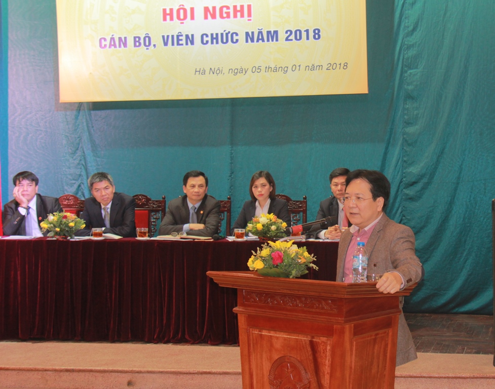 Thứ trưởng Vương Duy Biên dự Hội nghị cán bộ, viên chức Nhà hát Tuồng Việt Nam