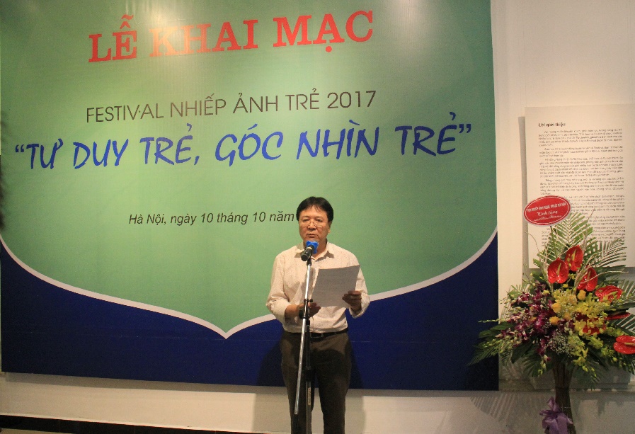 Thứ trưởng Vương Duy Biên dự lễ khai mạc Festival Nhiếp ảnh Trẻ 2017