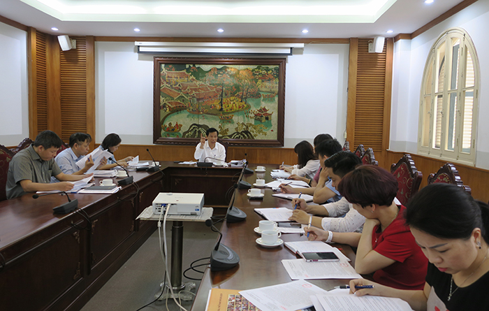 Bộ trưởng Nguyễn Ngọc Thiện làm việc với Cục Văn hóa cơ sở