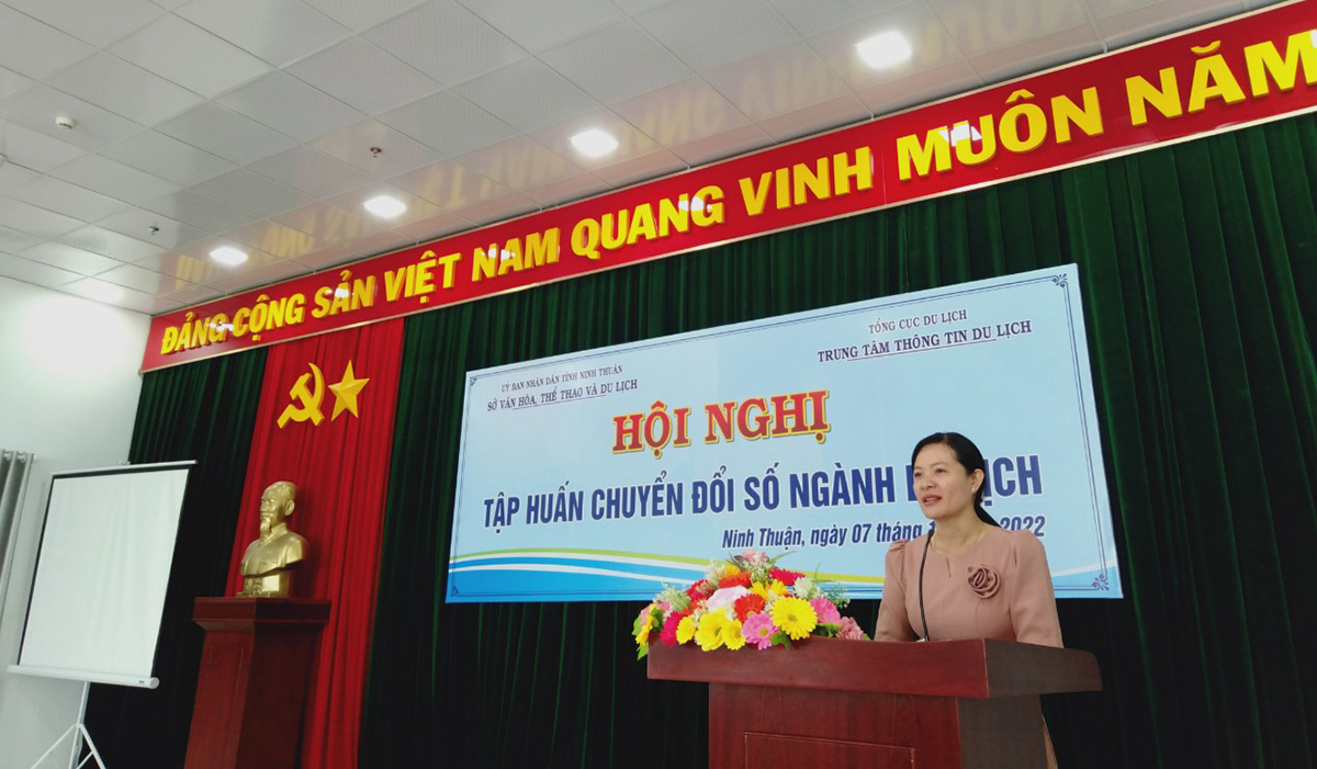 Trung tâm Thông tin du lịch tập huấn về chuyển đổi số du lịch tại Ninh Thuận