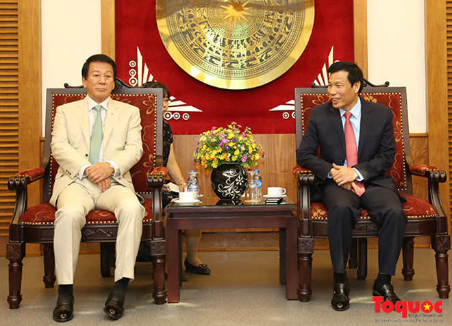 Bộ trưởng Nguyễn Ngọc Thiện tiếp Đại sứ đặc biệt Nhật - Việt, Việt - Nhật