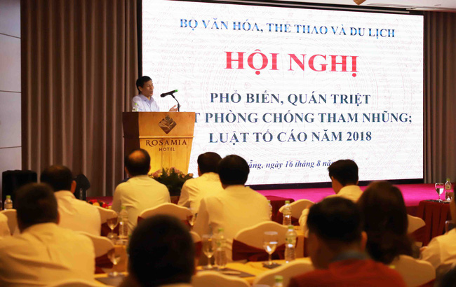 Hội nghị phổ biến, triển khai Luật Phòng, chống tham nhũng và luật tố cáo năm 2018