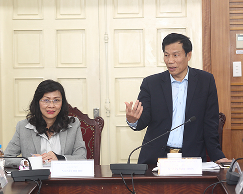 Bộ trưởng Nguyễn Ngọc Thiện làm việc với UBND TP. Hồ Chí Minh