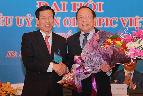 Bộ trưởng Nguyễn Ngọc Thiện được bầu làm Chủ tịch Ủy ban Olympic Việt Nam khóa V