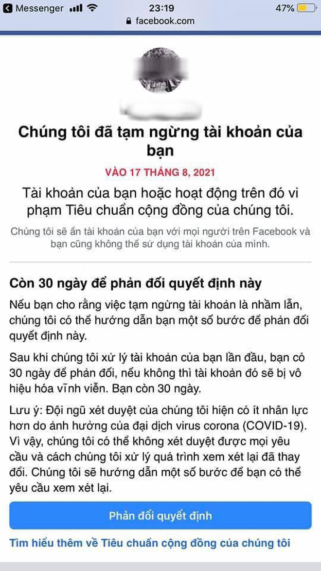 Xôn xao nghi vấn nhiều tài khoản Facebook bị khoá vĩnh viễn vì share clip nhạy cảm