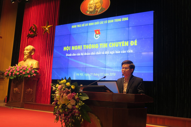 Hội nghị thông tin chuyên đề dành cho cán bộ Đoàn chủ chốt và đội ngũ báo cáo viên