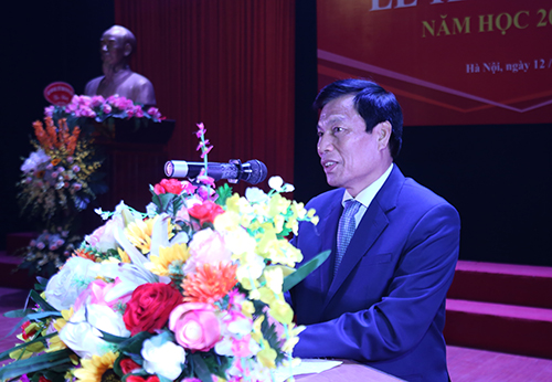 Bộ trưởng Nguyễn Ngọc Thiện dự Khai giảng năm học mới tại Trường Đại học Văn hóa Hà Nội