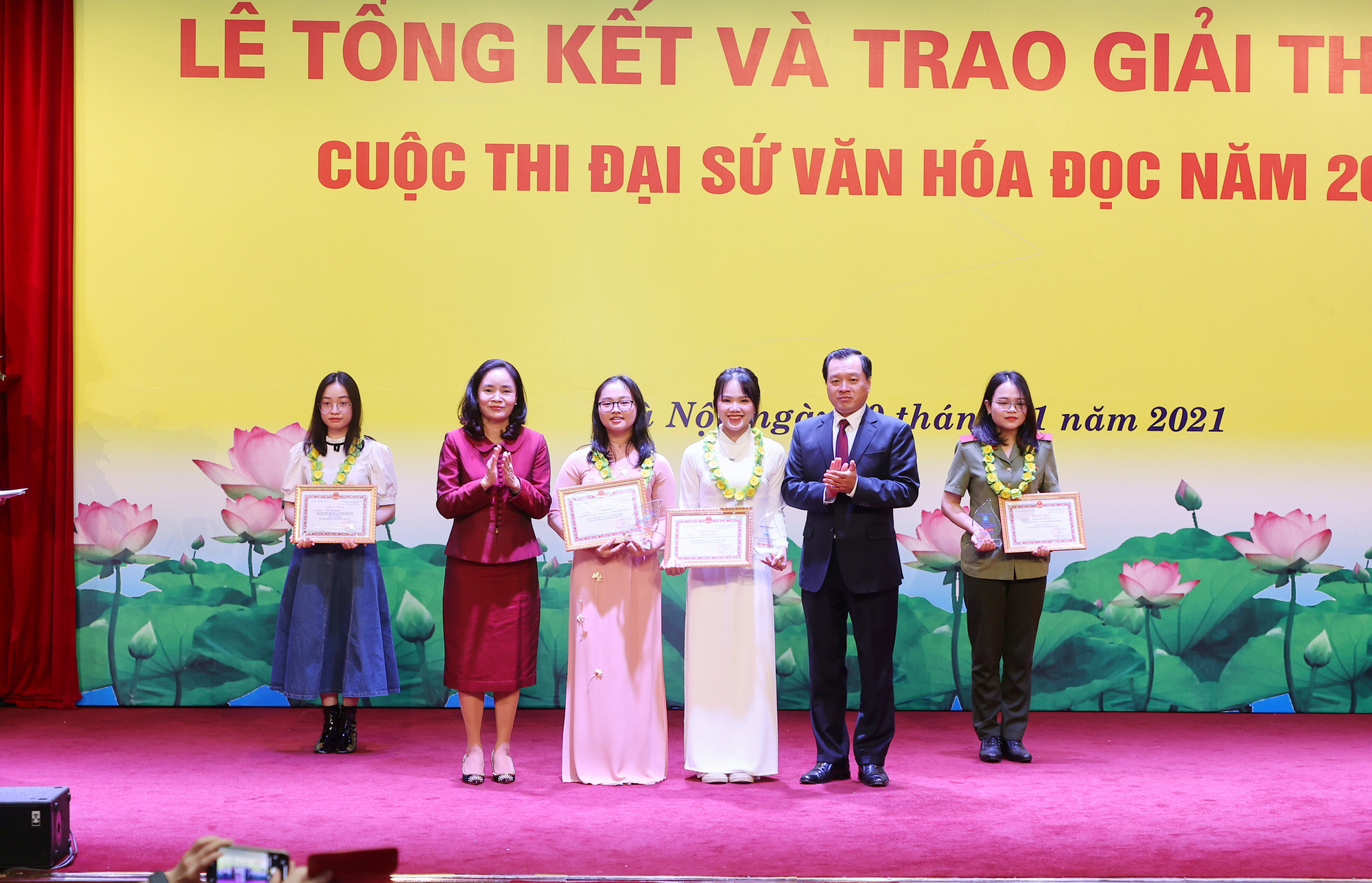 Lễ Tổng kết và trao giải cuộc thi Đại sứ Văn hóa đọc năm 2021