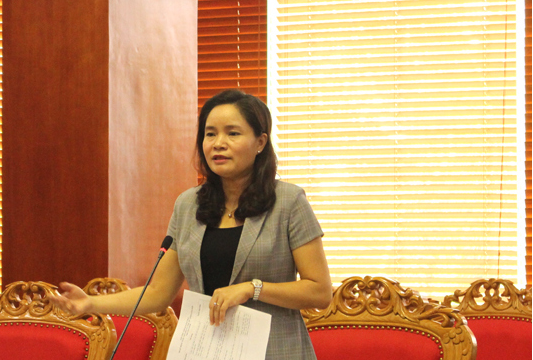Thứ trưởng Trịnh Thị Thủy làm việc với lãnh đạo tỉnh Lạng Sơn về công tác hoạt động Vì sự tiến bộ của phụ nữ và bình đẳng giới năm 2018