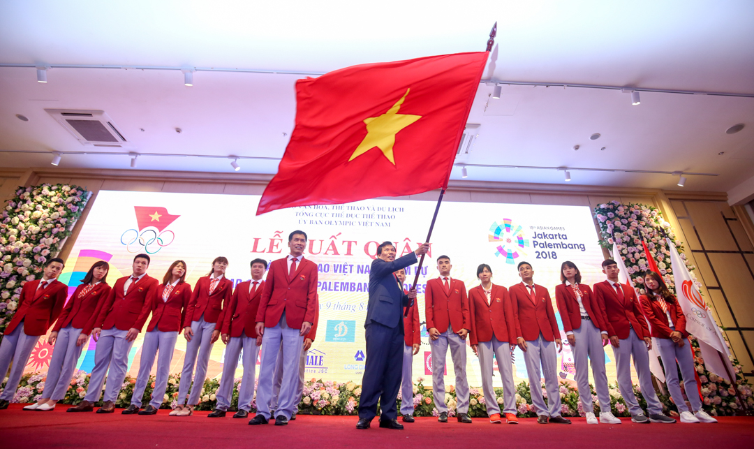 Lễ xuất quân Đoàn Thể thao Việt Nam tham dự ASIAD 2018