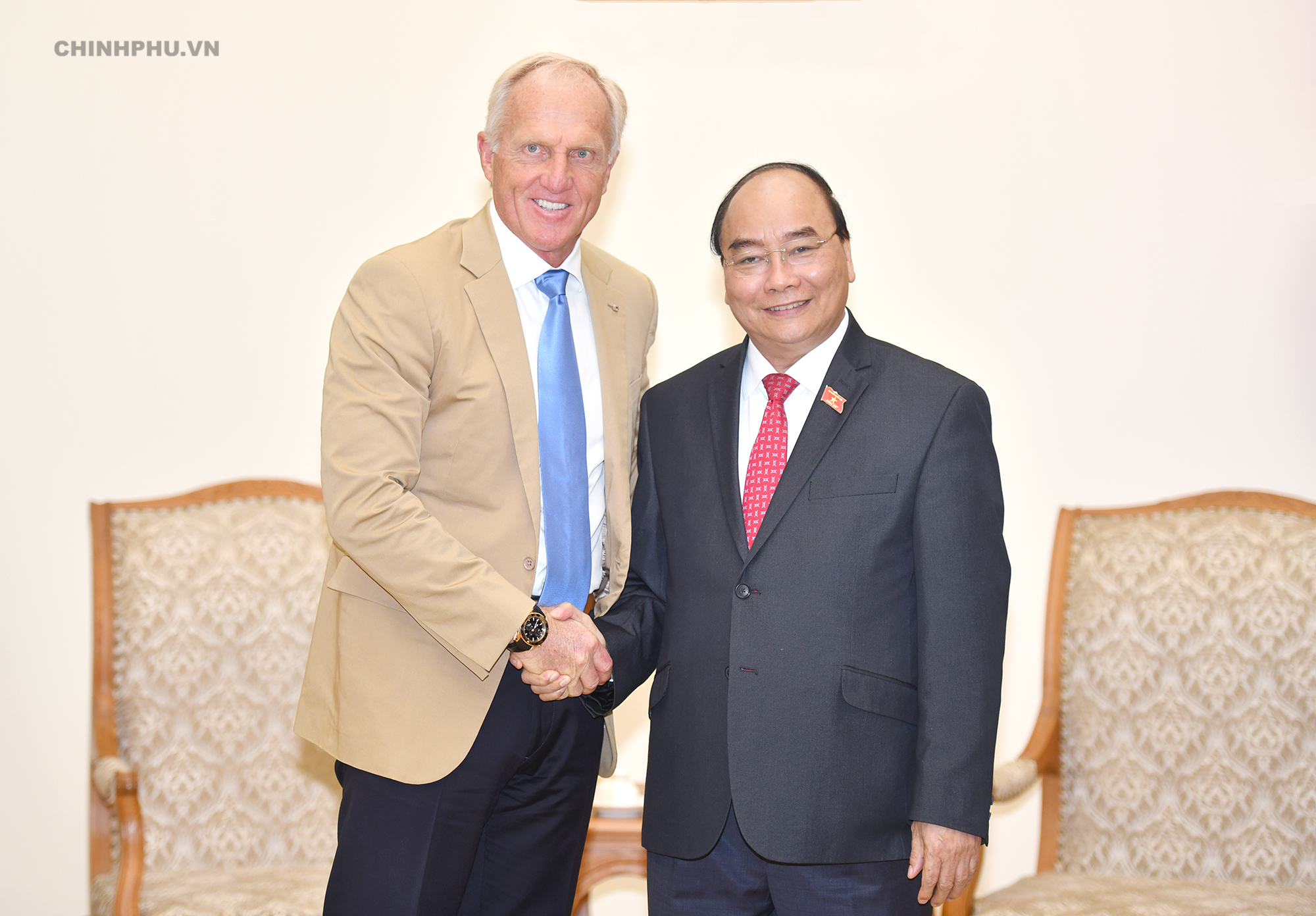 Thủ tướng đánh giá cao các đề xuất của ông Greg Norman, Đại sứ du lịch Việt Nam