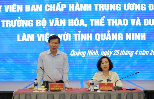 Bộ trưởng Nguyễn Ngọc Thiện: “Di sản chính là linh hồn, sản phẩm du lịch hàng đầu của tỉnh Quảng Ninh”