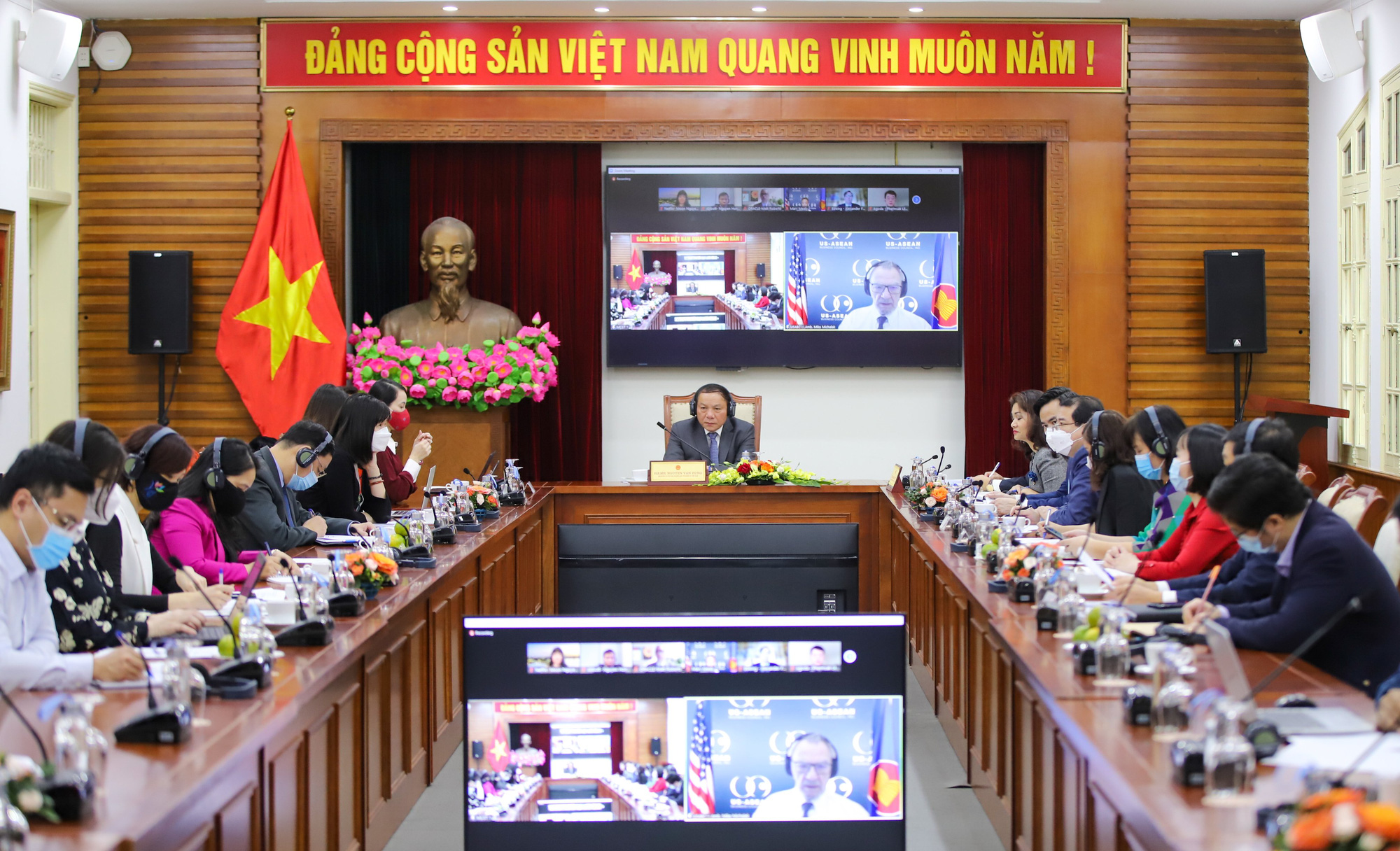 Bộ trưởng Nguyễn Văn Hùng mong muốn doanh nghiệp Hoa Kỳ - ASEAN đồng hành cùng Việt Nam thúc đẩy kinh doanh du lịch